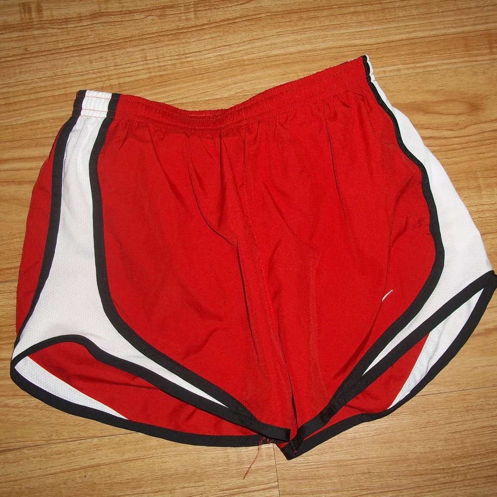 Nike Women's Red   Tri-Fit  Athletic Shorts- XS